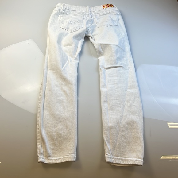 Machine white distressed denim pants n98-3 - Picture 4 of 4